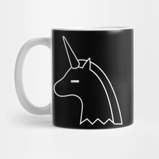 // white unicorn // Mug